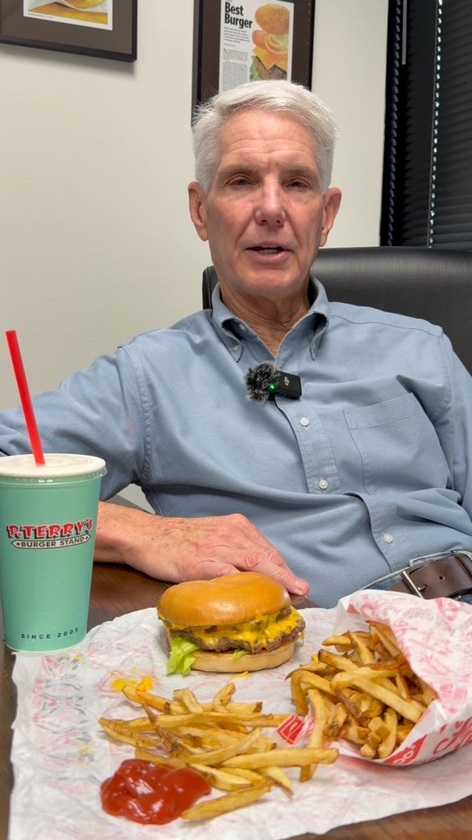 Eat lunch with Patrick Terry, literally! Comment below if you and a couple of friends would like to enjoy a meal at your favorite P. Terry’s stand, his treat. We’ll be in touch with 10 guests by March 16.