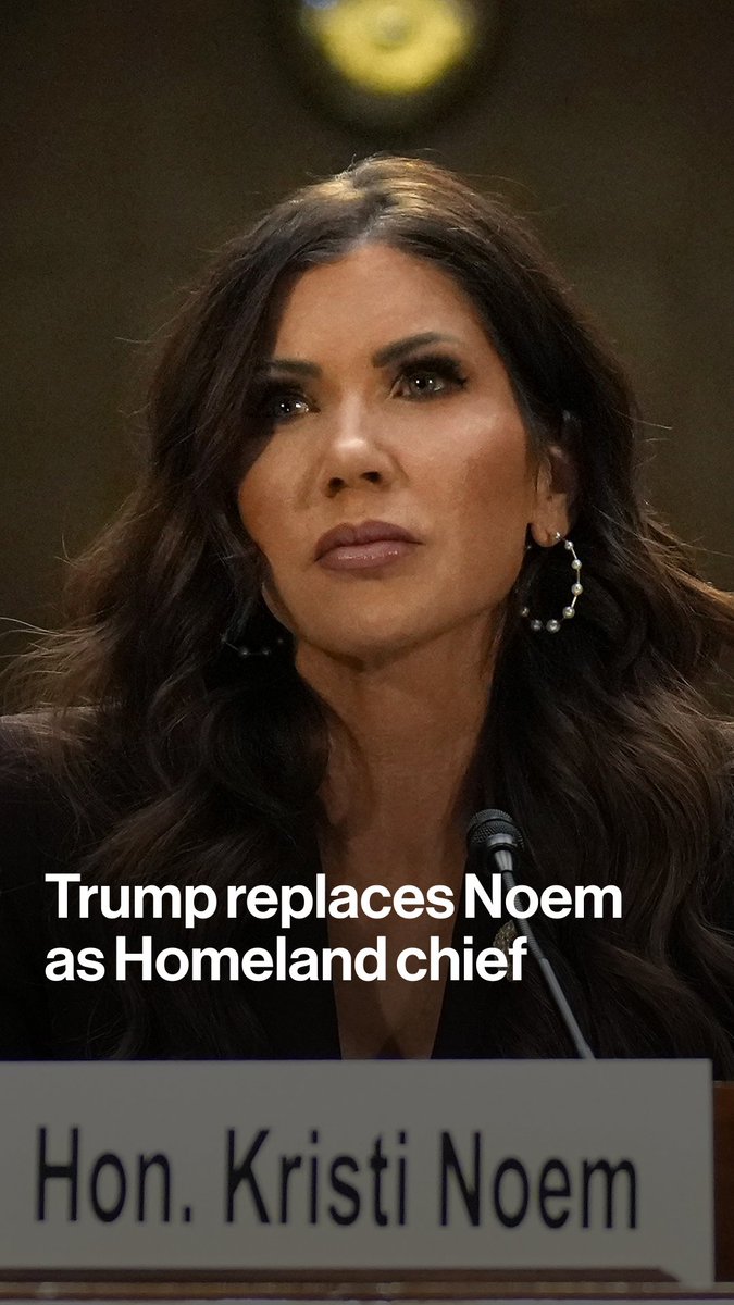 President Donald Trump removed Kristi Noem as Homeland Security secretary after months of controversy and announced he would replace her with Oklahoma Senator Markwayne Mullin
