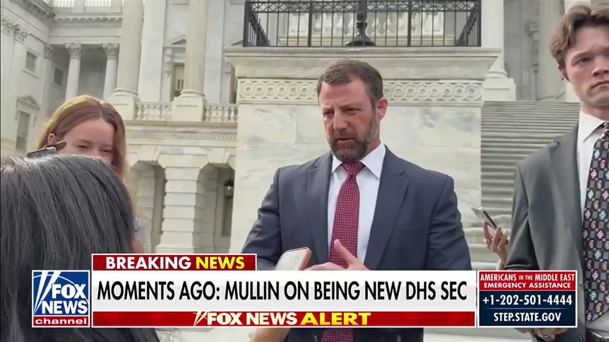 MULLIN: "Kristi is a friend, and I haven't had time to call Kristi yet." "She was tasked to do a very difficult job, and I think she has performed the best she can do in the circumstances."