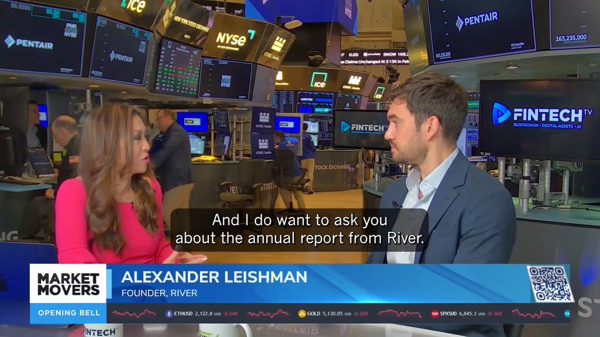 Our CEO Alexander Leishman 🇺🇸 was at the NYSE today. Watch for his insights on: Market sentiment. Bitcoin adoption. The Clarity Act. Bitcoin's geopolitical role.