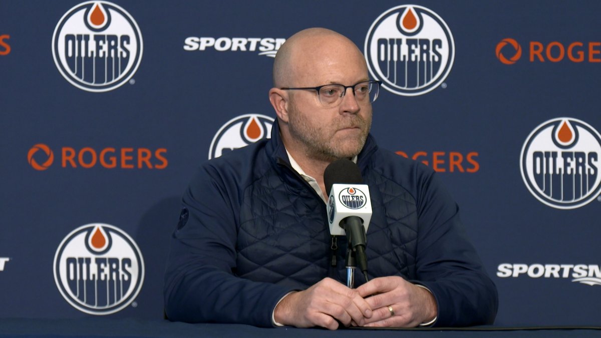 "We’re trying to build a team, we’re not trying to build a collection of individual players." #Oilers General Manager Stan Bowman addresses the media after acquiring Connor Murphy, Jason Dickinson &amp; Colton Dach from Chicago. Enterprise | #LetsGoOilers