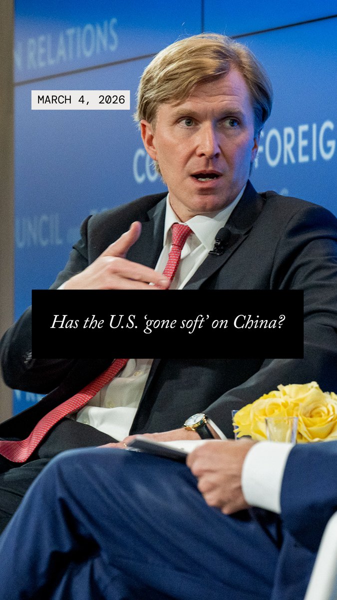 “I’d certainly reject the notion that the United States and under President Trump has gone soft on China,” says Elbridge Colby, under secretary of war for policy at the U.S. Department of War. “Whether something hard or soft or, you know, aggressive or defensive, etc., I think there’s a clear set of objectives, which are very much in line with the American people’s interests, which is a decent peace.” He notes that decent peace is the “concept of strategic stability where we can trade and have respectful relations with the People’s Republic of China.” 🔗 Watch the full conversation: