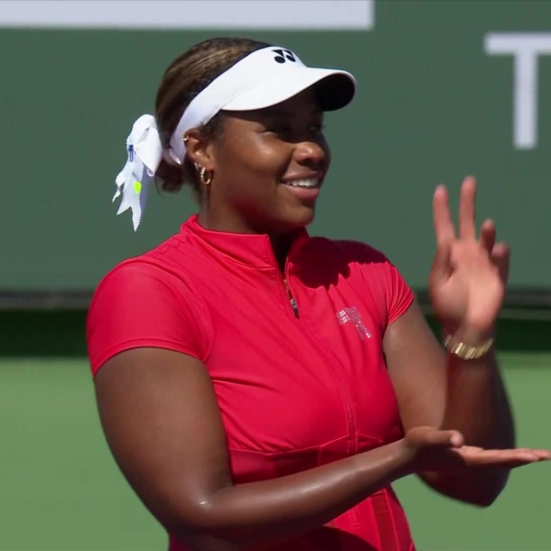 2 Finals played in Austin ✅ Qualis ✅ Round 1 ✅ Taylor Townsend’s momentum continues as she defeats Bouzkova 6-2, 6-1! #TennisParadise