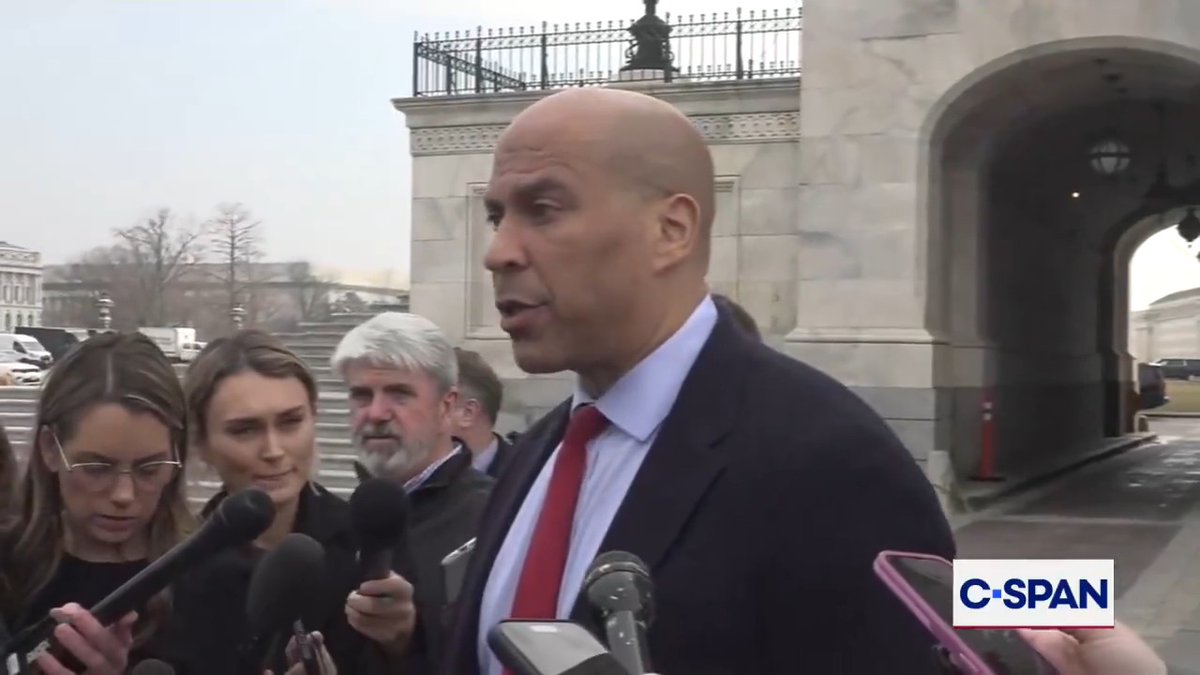 Sen. Booker on firing of Kristi Noem: "She is gone. She should be held to account for the corruption she has shown with the contracting and the way they do business. I'm so happy that one of the worst administrative leaders I've ever seen is gone."