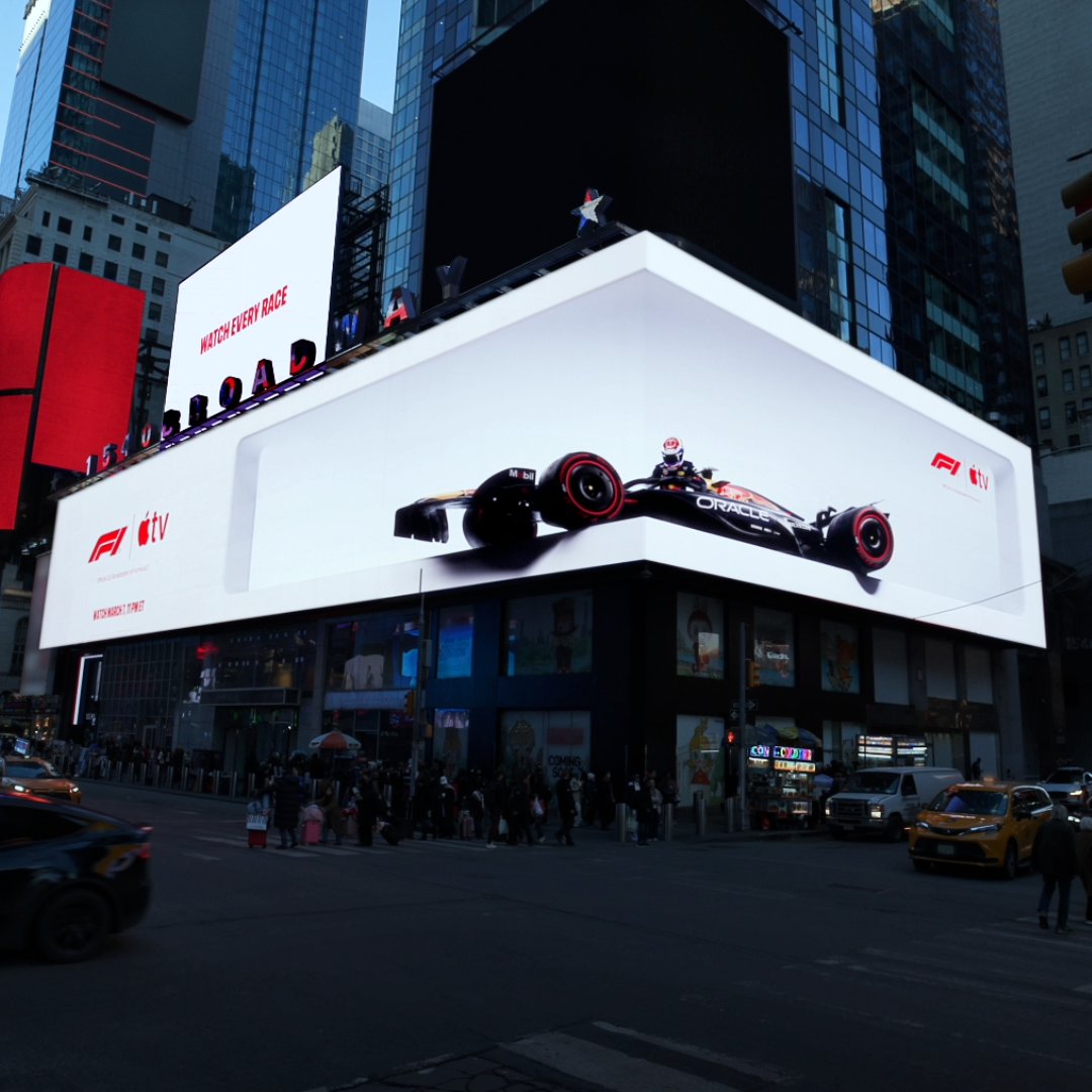 The Formula 1 takeover starts now. Next stop, Melbourne. Beginning March 7, watch every race live on Apple TV, the new U.S. home of F1.