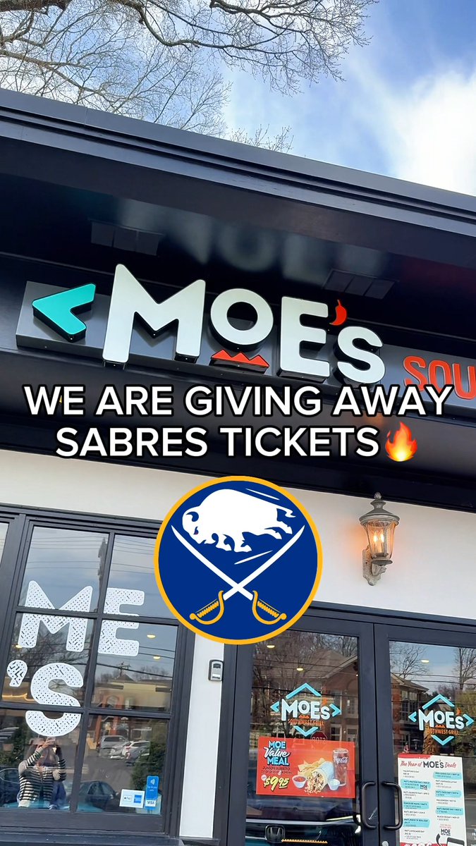 SABRES TICKETS GIVEAWAY🔥 We’re giving away 2 LOWER-LEVEL TICKETS to any of these home games: 3/14, 3/27, or 3/28. TO ENTER: ✅ Follow us ✅ Like this post ✅ Comment which game you want to go to! Winners for each game will be announced and DMed on Friday, 3/13. Good luck!🔥🏒