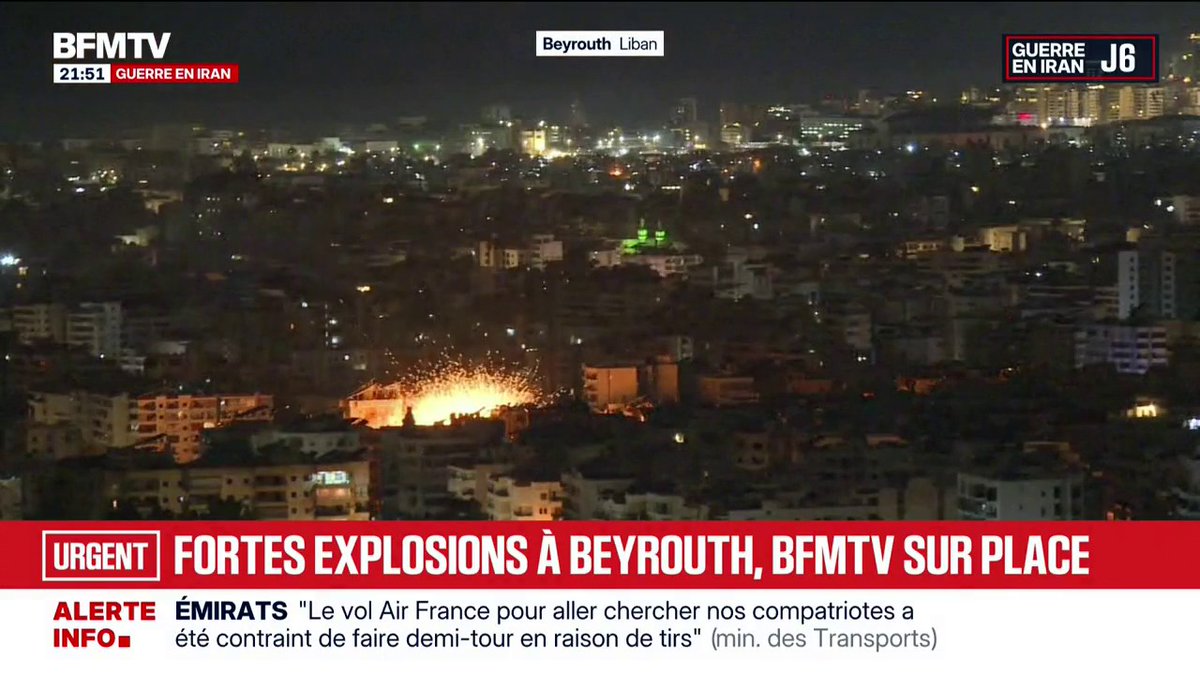Israël bombarde Beyrouth et personne ne fait rien, par habitude