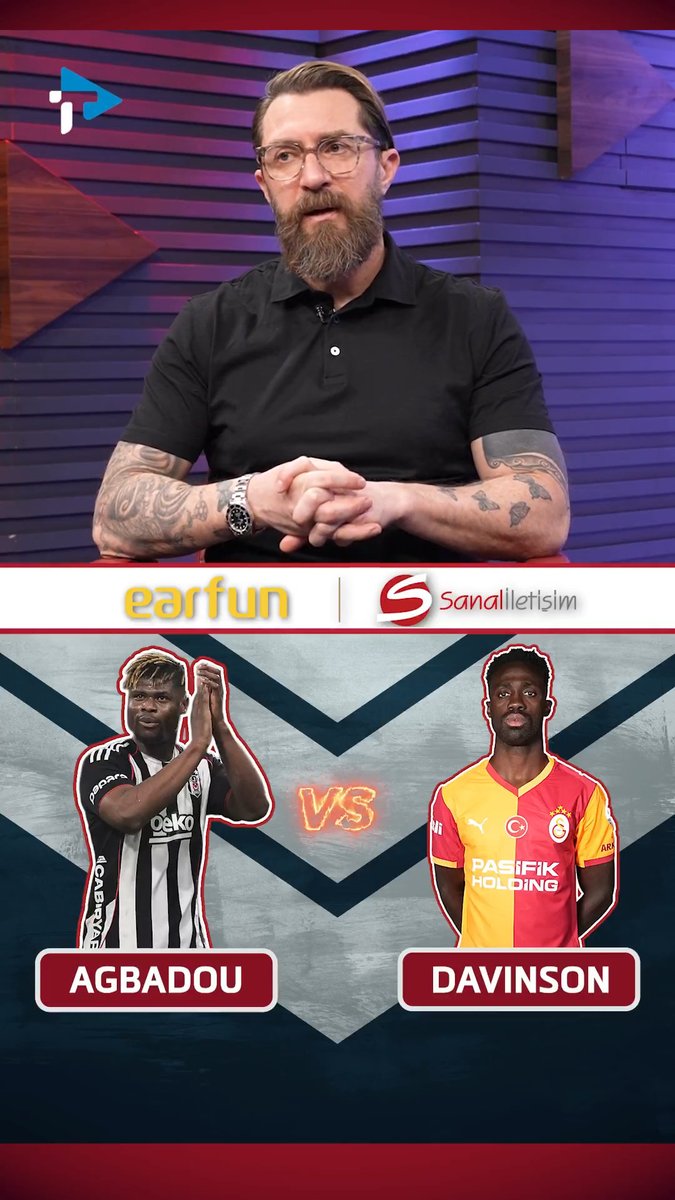 💥 Erman Özgür, derbi öncesi iki takımın oyuncularını karşılaştırdı Agbadou x Davinson? 🗣️Agbadou Ndidi x Lemina? 🗣️Lemina Orkun x Sara 🗣️Orkun Cherny x Sane? 🗣️Sane Olaitan x Barış Alper 🗣️Barış Alper Oh x Osimhen 🗣️Osimhen
