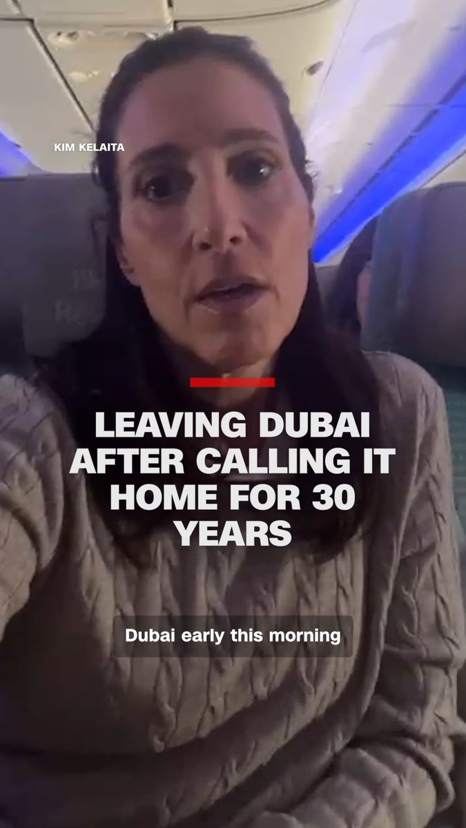 CNN's Erin Burnett reports on one woman's emotional decision to leave Dubai as the Iran conflict continues to unfold. Read more:
