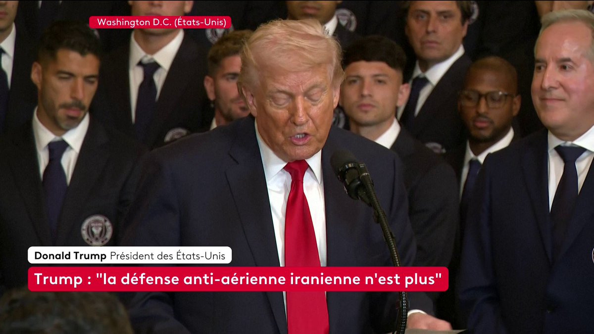 🔴 DIRECT : "J'appelle le peuple iranien à reprendre son pays [...], vous serez du bon côté de l'histoire, c'est ce que nous vous proposons", déclare Donald Trump au sixième jour de sa guerre contre l'Iran. #IRAN #Canal16