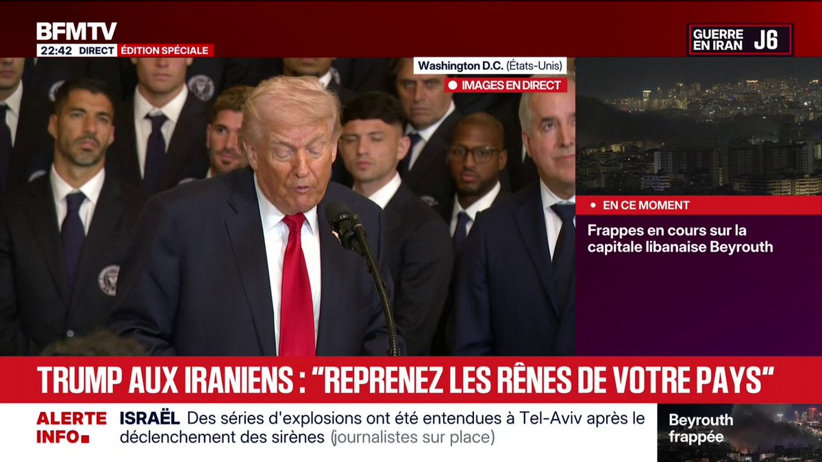 🔴 Donald Trump: (İran Devrim Muhafızları’na) “Silahlarınızı bırakın, aksi takdirde hepiniz öldürüleceksiniz.”