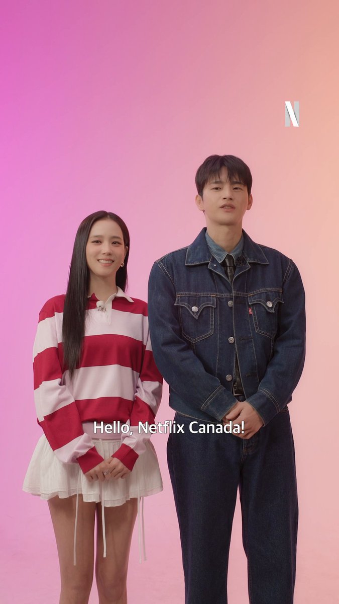 And now: A message from Jisoo and Seo In-guk. BOYFRIEND ON DEMAND premieres tomorrow!