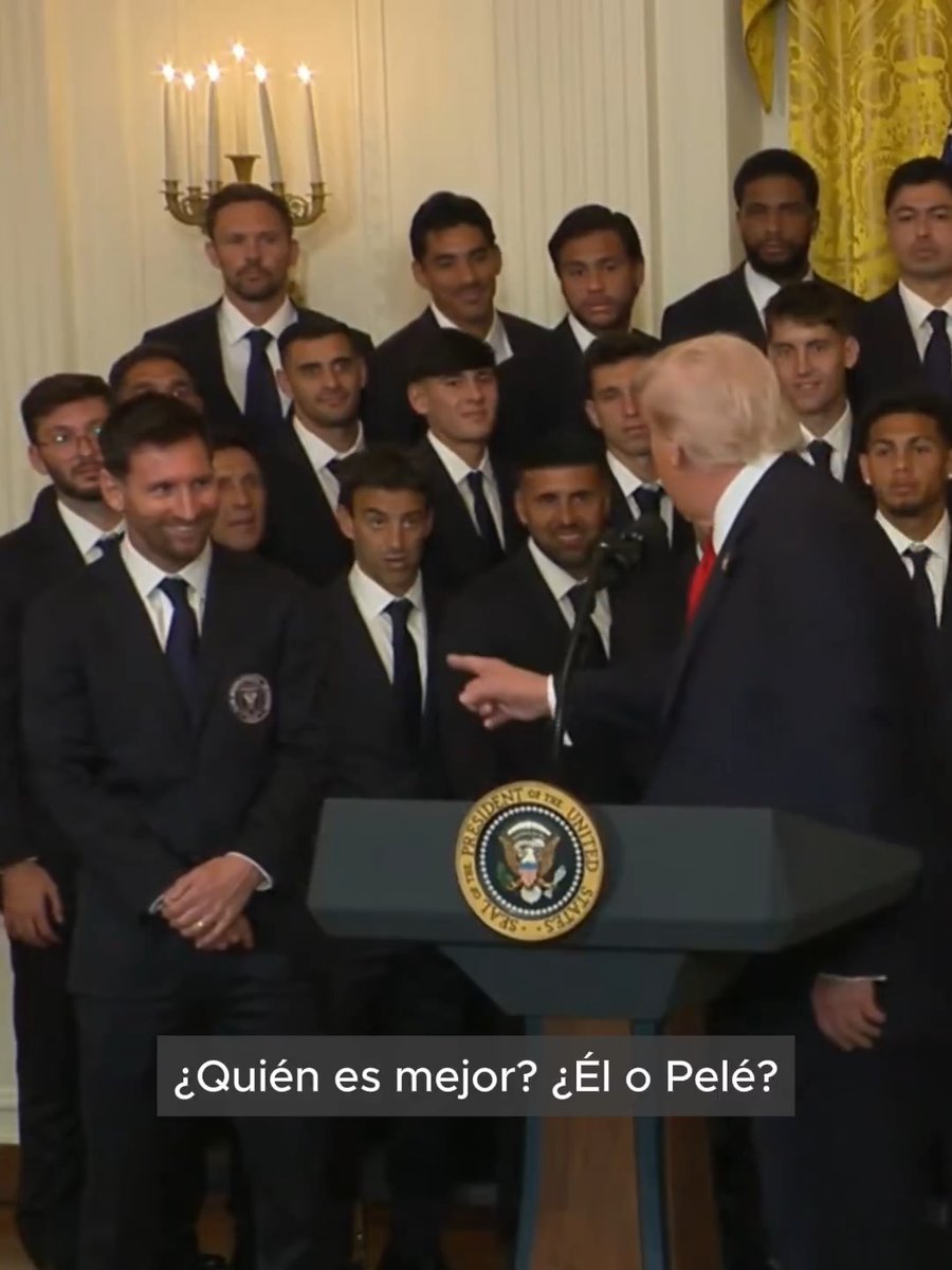 "Pelé": Por los comentarios de Donald Trump a Lionel Messi durante el reconocimiento para Inter Miami