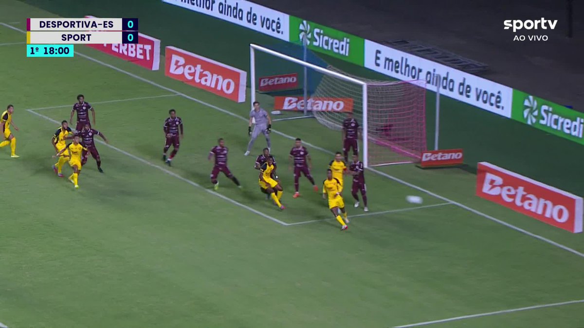 Futebol sem VAR: se liga nesse combo de lances em Desportiva-ES x Sport, pela Copa do Brasil.