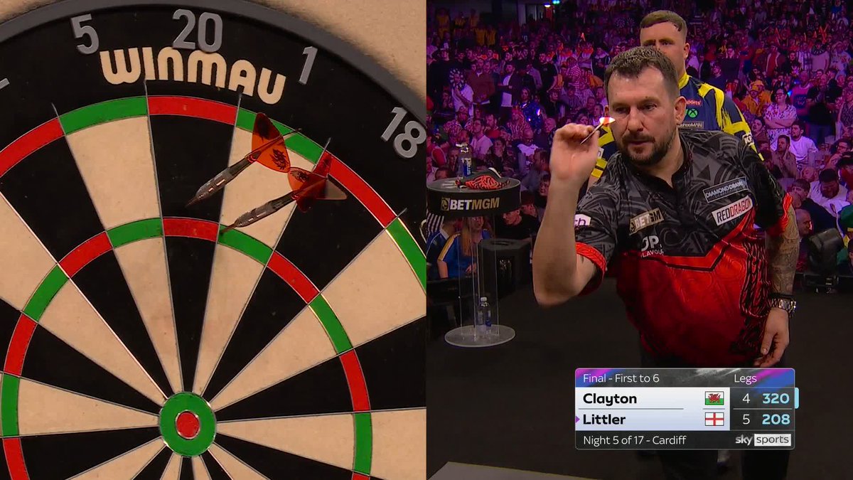 LITTLER WINS IN CARDIFF ๐ด๓ ง๓ ข๓ ท๓ ฌ๓ ณ๓ ฟ It's been a five week wait for the World Champion, but Luke Littler has his first nightly win in this year's Premier League! He sees off Jonny Clayton 6-4 to win in Cardiff! Live Scores & Streaming ๐ฒ