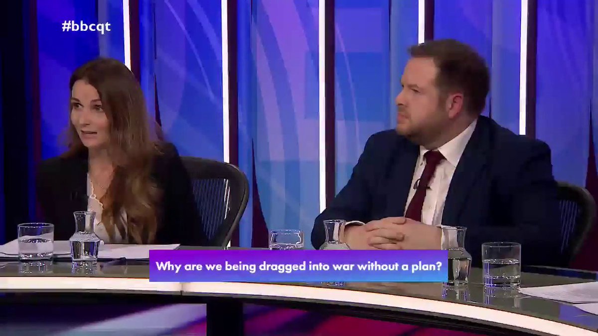 “We are now at risk of looking unreliable, almost as though we’re a bad faith actor” Columnist Annabel Denham says for 20 years UK defence policy has been a “scandal” and lack of spending by successive governments has left the armed forces “completely hollowed out” #bbcqt