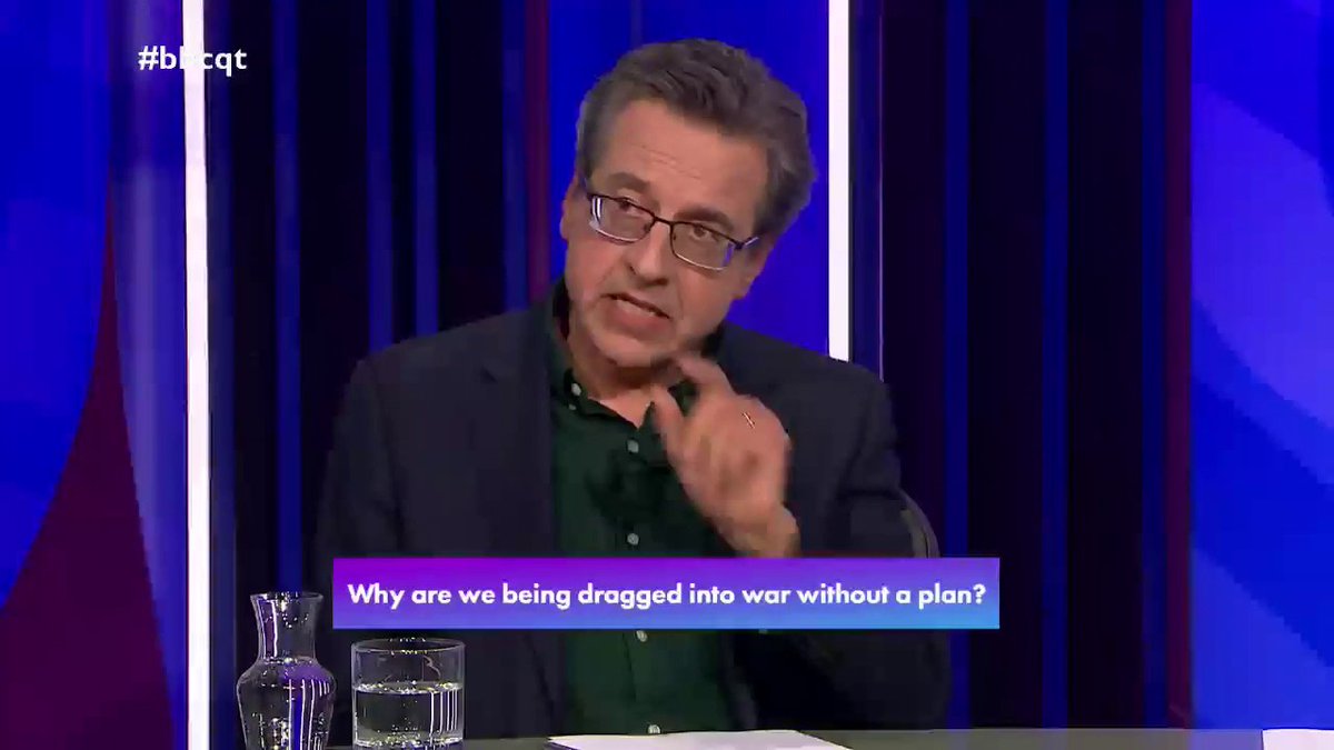 “The real reason for this attack is spectacle, that’s what Trump trades in” Writer and activist George Monbiot says it would be “foolish” to be “dragged” into the US-Israel war with Iran with “no clear objectives”, saying US President Trump is a “global chaos generator” #bbcqt