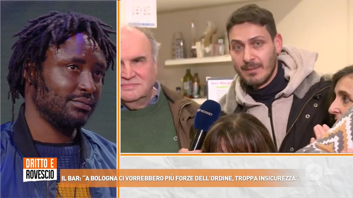"Se il nostro Stato non ti va bene, torna a casa!" Giacomo da #Bologna a #drittoerovescio