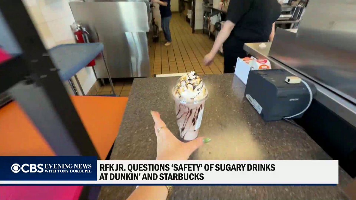 Health Secretary Robert F. Kennedy Jr. is calling on Dunkin’ and Starbucks to release safety data for their high-sugar beverages.