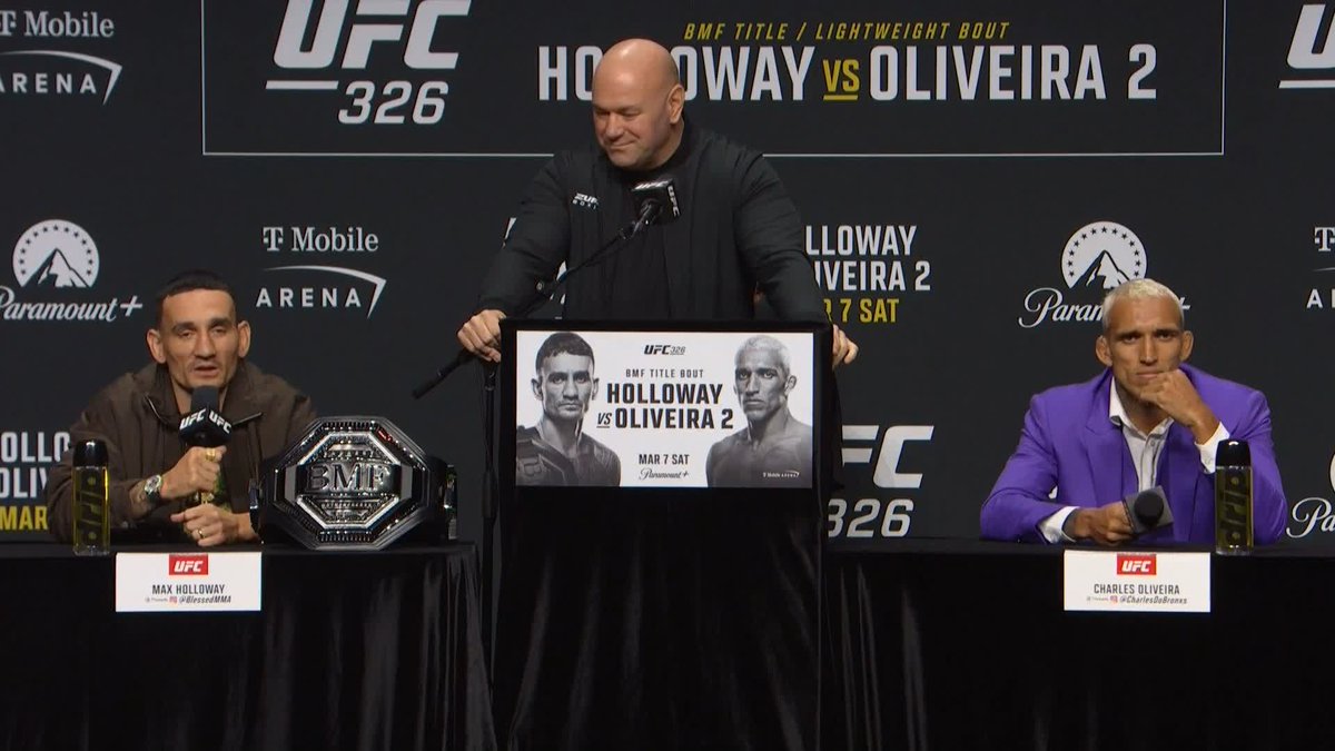 "He's a BMF in my eyes" 👏 [ #UFC326 | Max Holloway ]