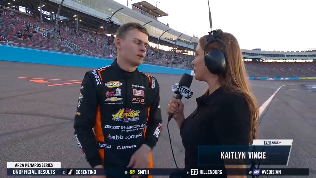 One start. One win. Kaitlyn Vincie | ARCA Menards Series