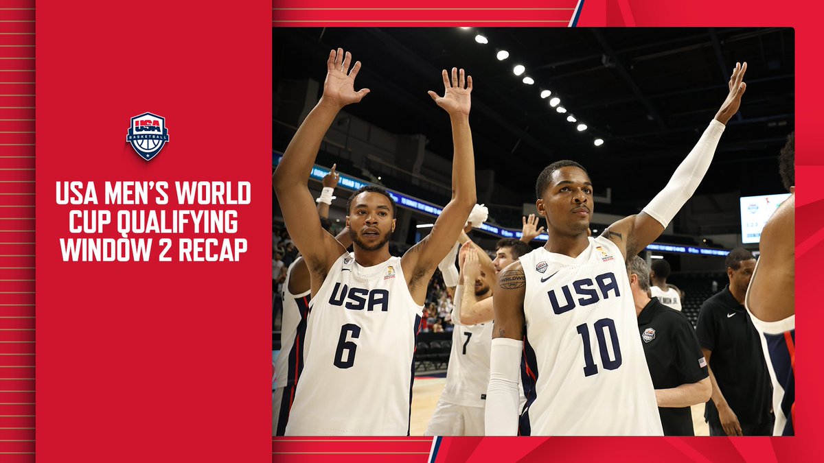 It's about pride &amp; competing at the highest level 👊 Recapping Window 2 of FIBA Basketball World Cup 🏆 Qualifying from Oceanside, California! 🇺🇸
