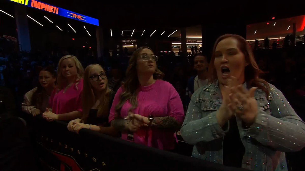 The Cast of Mama June and Lilian Garcia are in the house for #TNAiMPACT!