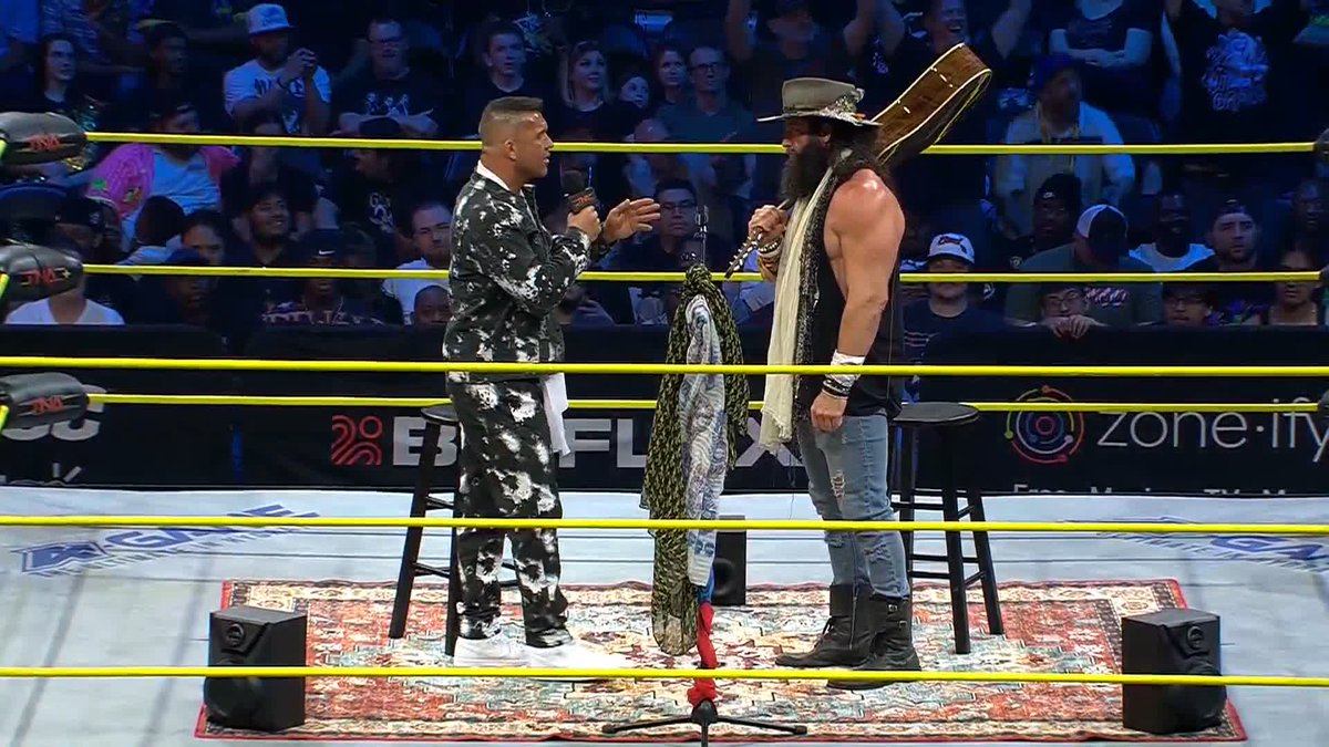 .@Iam_Elijah closed a chapter when he shut the casket on Mustafa Ali. #TNAiMPACT