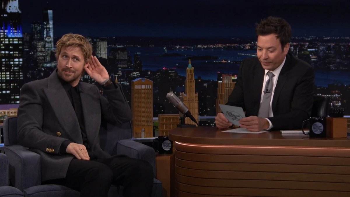 Ryan Gosling reacts to his film Project Hail Mary being called “one of the best movies of the decade”! #FallonTonight #ProjectHailMary