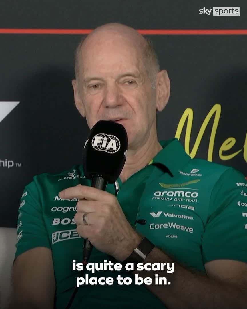Adrian Newey reveals that Aston Martin have just "two operational batteries" at the Australian Grand Prix 👀🔋