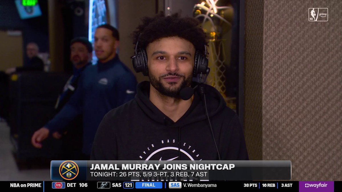 "I don't know what that narrative is, man. I had 45 last game. So it ain't like it's just against the Lakers. I'm hoopin." Jamal Murray responds to the narrative on his performances vs. Lakers.