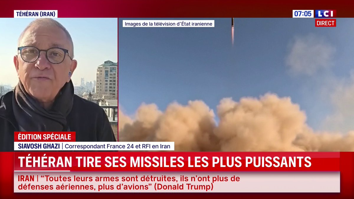 🇮🇷 "C'est un tournant": L'Iran tire ses missiles les plus puissants ▶️ Les explications de Siavosh Ghazi