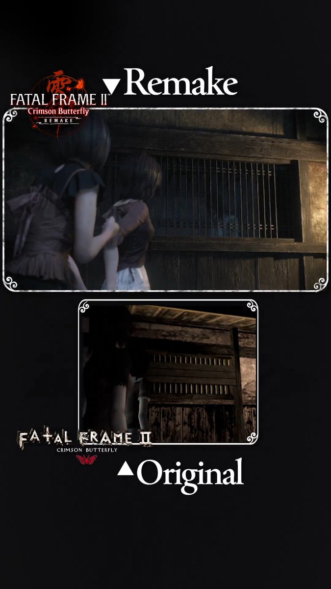 In the #CrimsonButterflyRemake’s enhanced expressions and upgraded lighting make the horror feel far more intense than in the original. Game & Demo info - #CrimsonButterfly #FatalFrameIIRemake #KTfamily #FatalFrame