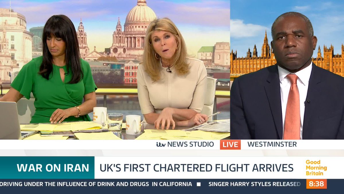 'Are we ready to deal with any threat to our country and are we ready to react?' Deputy PM David Lammy tells Kate and Ranvir that he 'wants to reassure viewers' that the government were 'rapidly deploying' in January and February.