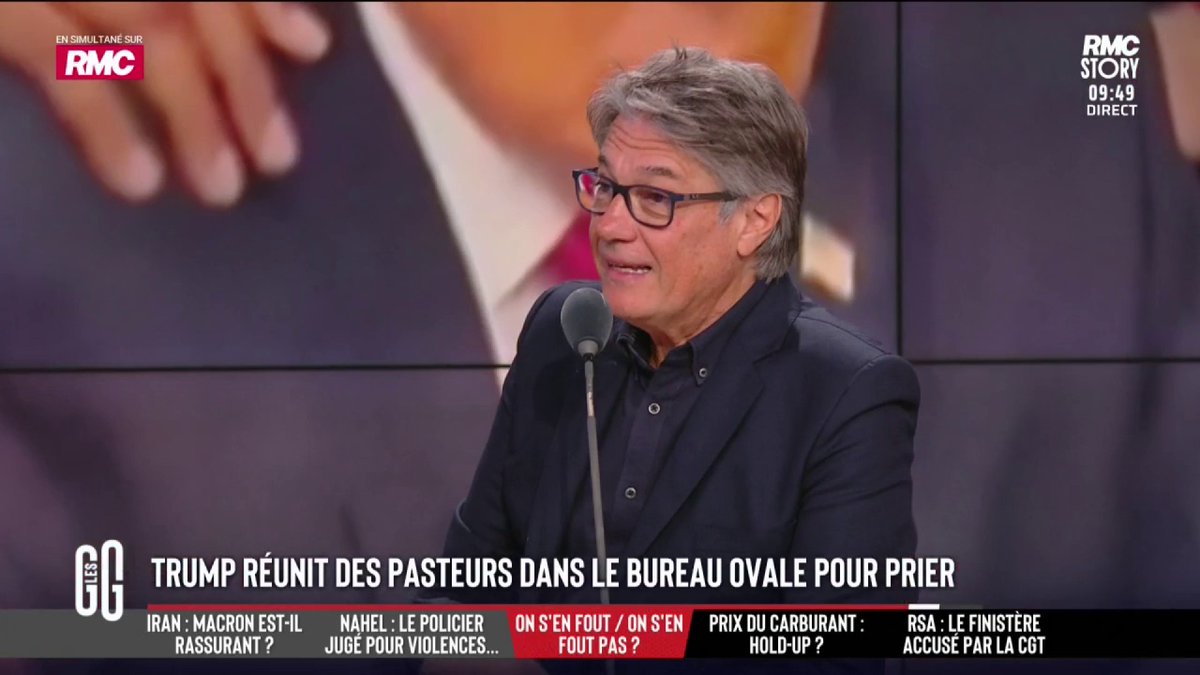 🙏 Trump réunit des pasteurs dans le bureau ovale pour prier. 🗣️ Alain Marschall : "Il n'y a pas plus grand pécheur que Donald Trump. Il n'en a rien à secouer de la religion. C'est juste pour son électorat." #GGRMC