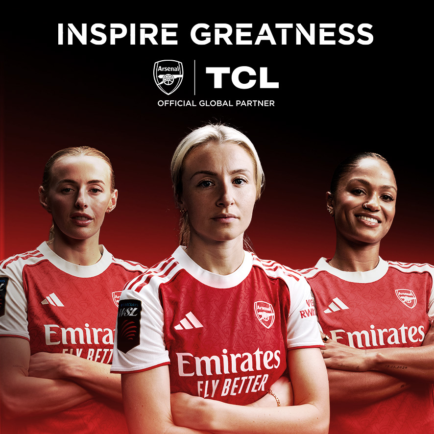 This International Women's Day, we celebrate the women who inspire greatness every single day, on the pitch and beyond 💪❤️ 🤝 TCL Electronics