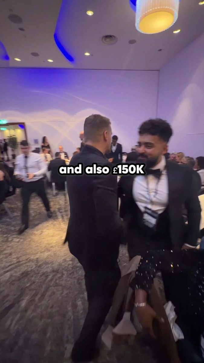 I spent £150K on a dinner, and £150K to fly there from the UAE