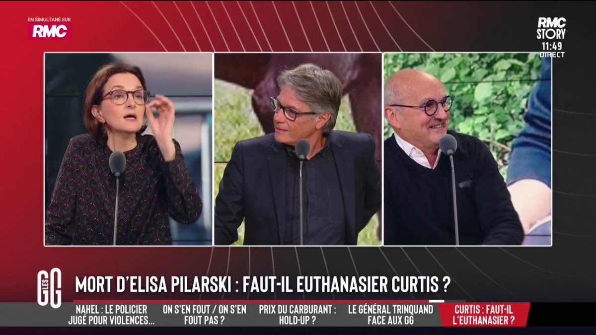 ❌ Mort d’Elisa Pilarski : le parquet requiert l’euthanasie du chien Curtis. 🗣️ Barbara Lefebvre : "Je ne fais pas de différence entre homme et animal." 🗣️ DrJérômeMarty : "Mais Barbara, il faut le tuer. Tu ne peux pas mettre sur la même ligne un chien et un homme." #GGRMC