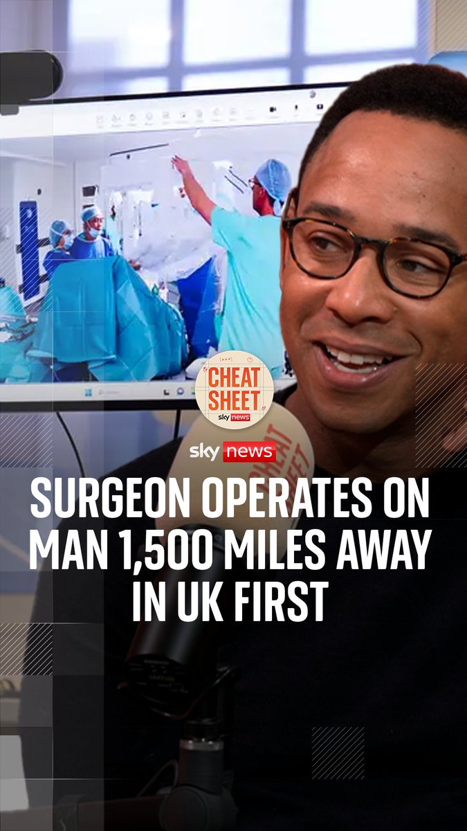 A surgeon has operated on a man 1,500 miles away in a UK first. The patient was in Gibraltar whilst the surgeon was in London. Anna Jones & Kamali Melbourne have all the details. Listen here: