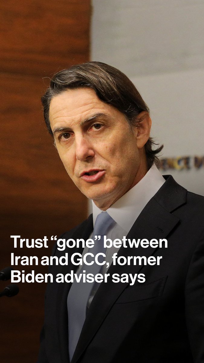 "There's a number of consequences we're going to have to deal with for a long time." Former senior adviser to President Biden tells Joumanna Nasr Bercetche that trust between Iran and its Gulf neighbours have been "severely hampered" by its retaliation for US-Israeli strikes