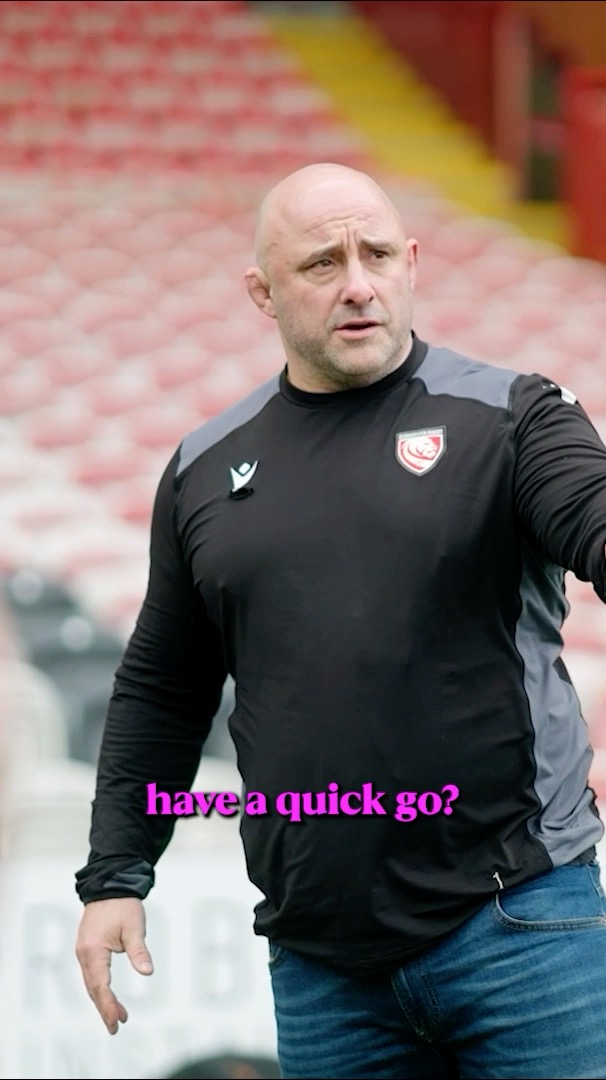 "Without killing me" 🤣 David Flatman jumps in the Gloucester scrum to give us a POV angle right in the mix 🎥 📺 Watch the Gloucester Breakdown on YouTube now! 🏉