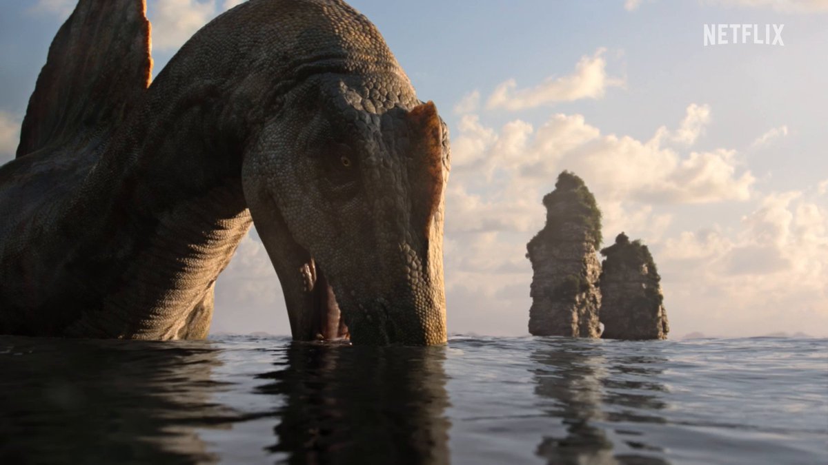 THE DINOSAURS, a new documentary series narrated by Morgan Freeman, is now playing. From executive producer Steven Spielberg, Amblin Entertainment, and the award-winning team behind Life on Our Planet.