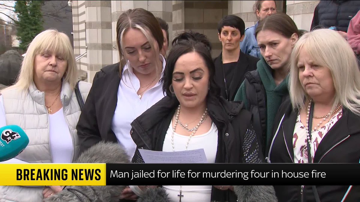 "No sentence can bring back four hearts that should still be beating" The family of Bryonie Gawith have given a statement reacting to the whole life sentence given to Sharaz Ali for murdering Bryonie and her three children in a house fire. 📺 Sky 501