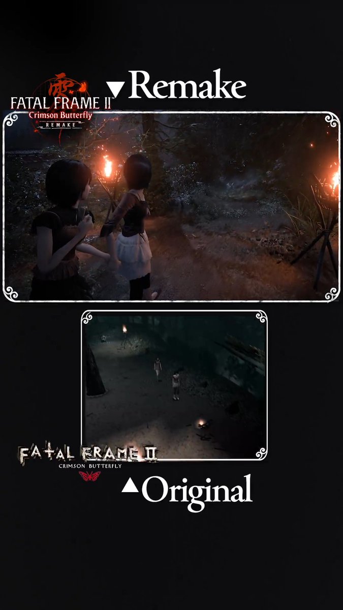 The #CrimsonButterflyRemake tightens controls and brings the camera closer, making Minakami Village feel far more immersive than the original. Game &amp; Demo info - #FatalFrame #FATALFRAMEIIREMAKE #crimsonbutterfly #KTFamily