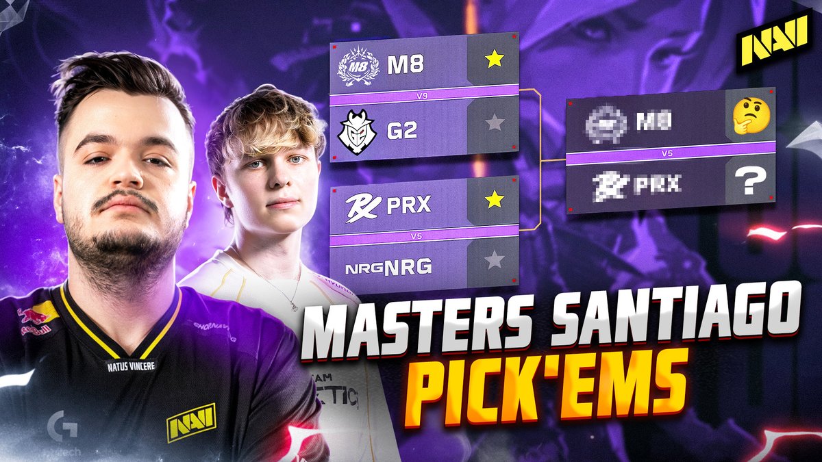 We didn’t make Masters, but at least we can compete in our own way. Our Santiago Pickems with Heretics Valorant benjyfishy are out now! 🎥: