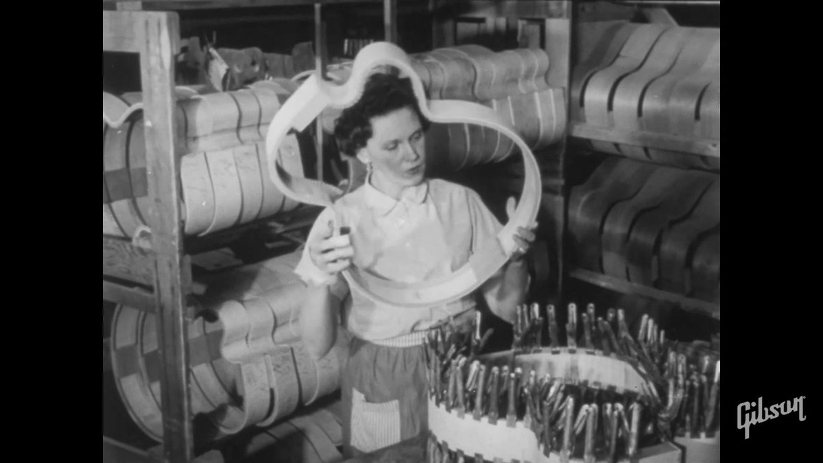 We are excited to share this newly rediscovered footage from 1956, the only video known to exist of Gibson instruments being made during the 1950s Golden Era of electric guitars. It’s a powerful reminder of the craftsmanship and passion that continue in Nashville today using the same techniques and even some of the same machines. #FromTheArchives