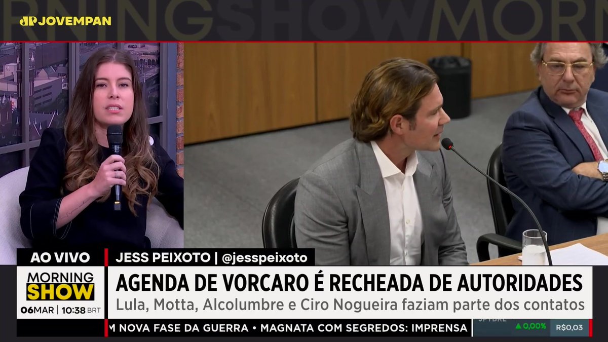 Quebra de sigilo REVELA agenda de VORCARO com BOLSONARO 📺 Confira na íntegra: #MorningShow