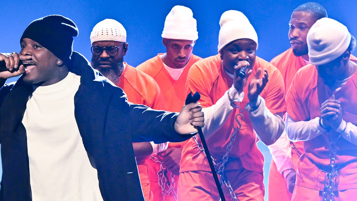 IDK performs a medley of “P.O” and “C.O.P” with Black Thought &amp; KAYTRANADA on The Tonight Show Starring Jimmy Fallon 🔥