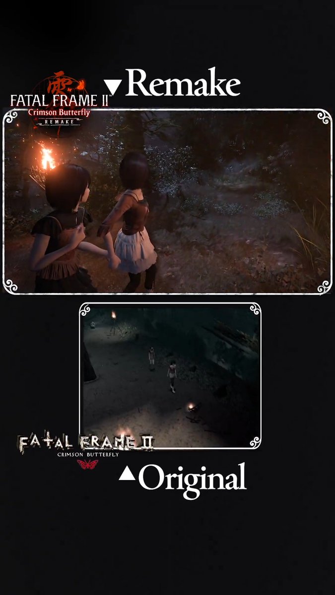 The #CrimsonButterflyRemake tightens controls and brings the camera closer, making Minakami Village feel far more immersive than the original. Game &amp; Demo info - #FatalFrame #FATALFRAMEIIREMAKE