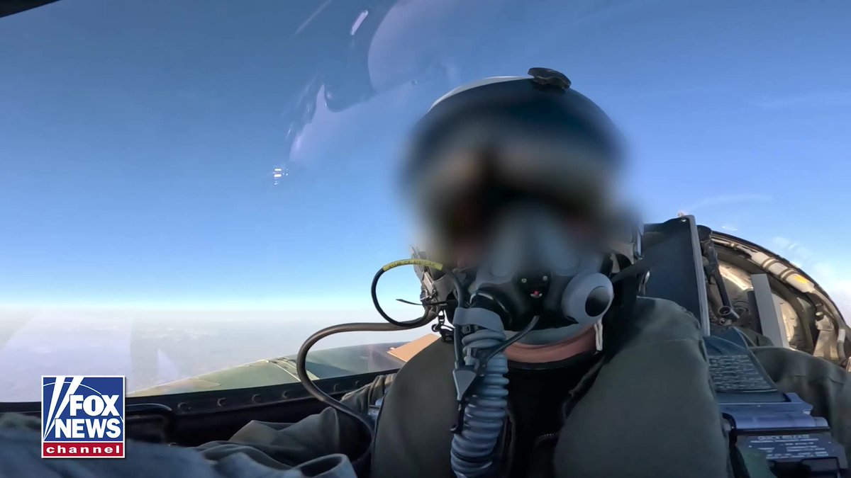 NEW: IDF video shows the cockpit of an Israeli Air Force aircraft over the skies of Iran.